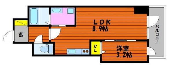 Park Grande 蕃山の物件間取画像